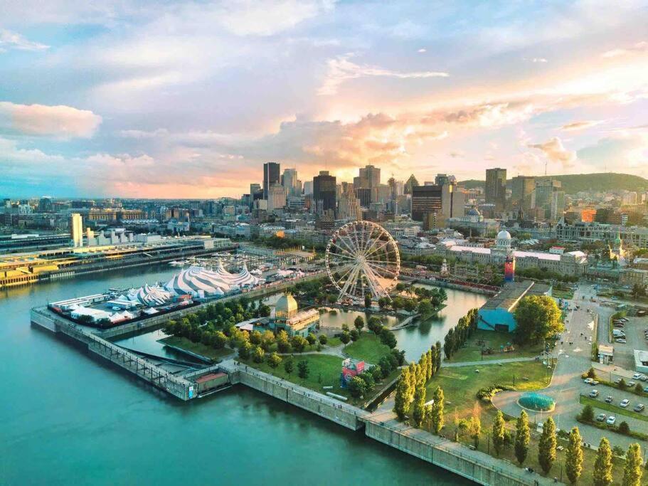 Mind Blowing City View - 2 Beds - Pool & Spa - Downtown Montréal Dış mekan fotoğraf
