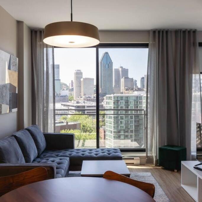 Mind Blowing City View - 2 Beds - Pool & Spa - Downtown Montréal Dış mekan fotoğraf